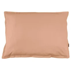 Taie d'oreiller rectangulaire percale de coton (50 x 80 cm) Cali Rose pêche