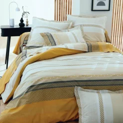 Taie d'oreiller rectangulaire percale de coton (50 x 70 cm) Marlow Jaune