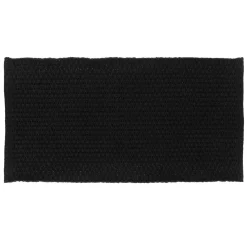Tapis coton tressé (45 x 90 cm) Rosario Noir
