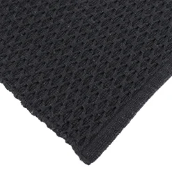 Tapis coton tressé (45 x 90 cm) Rosario Noir