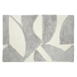 Tapis coton (60 x 90 cm) Blokken Ecru