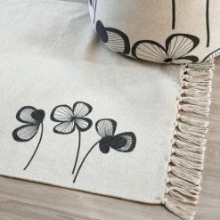 Tapis coton (60 x 90 cm) Tilda Ecru