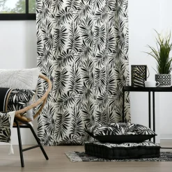 Tapis coton (60 x 90 cm) Ziana Noir