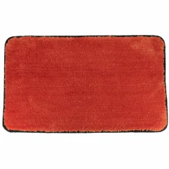 Tapis de bain antidérapant (75 x 45 cm) Black Line Terracotta / noir