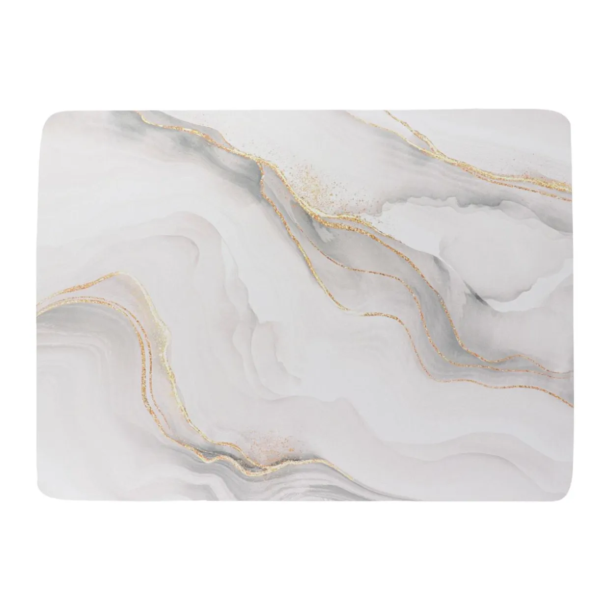 Tapis de bain caoutchouc naturel antidérapant (45 x 60 cm) Iconic Blanc