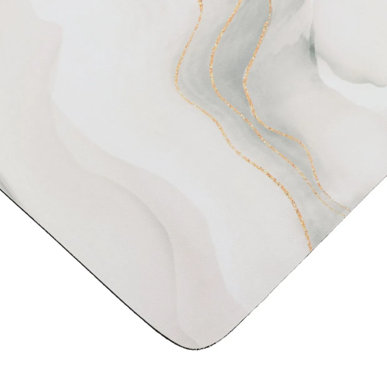 Tapis de bain caoutchouc naturel antidérapant (45 x 60 cm) Iconic Blanc