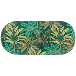 Tapis de bain caoutchouc naturel antidérapant (45 x 100 cm) Rêve d'ailleurs Vert