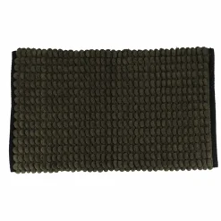 Tapis de bain (75 cm) Black Line Vert kaki / noir