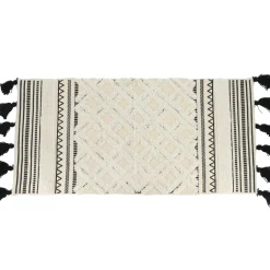 Tapis de bain coton (45 x 90 cm) Agadir Noir
