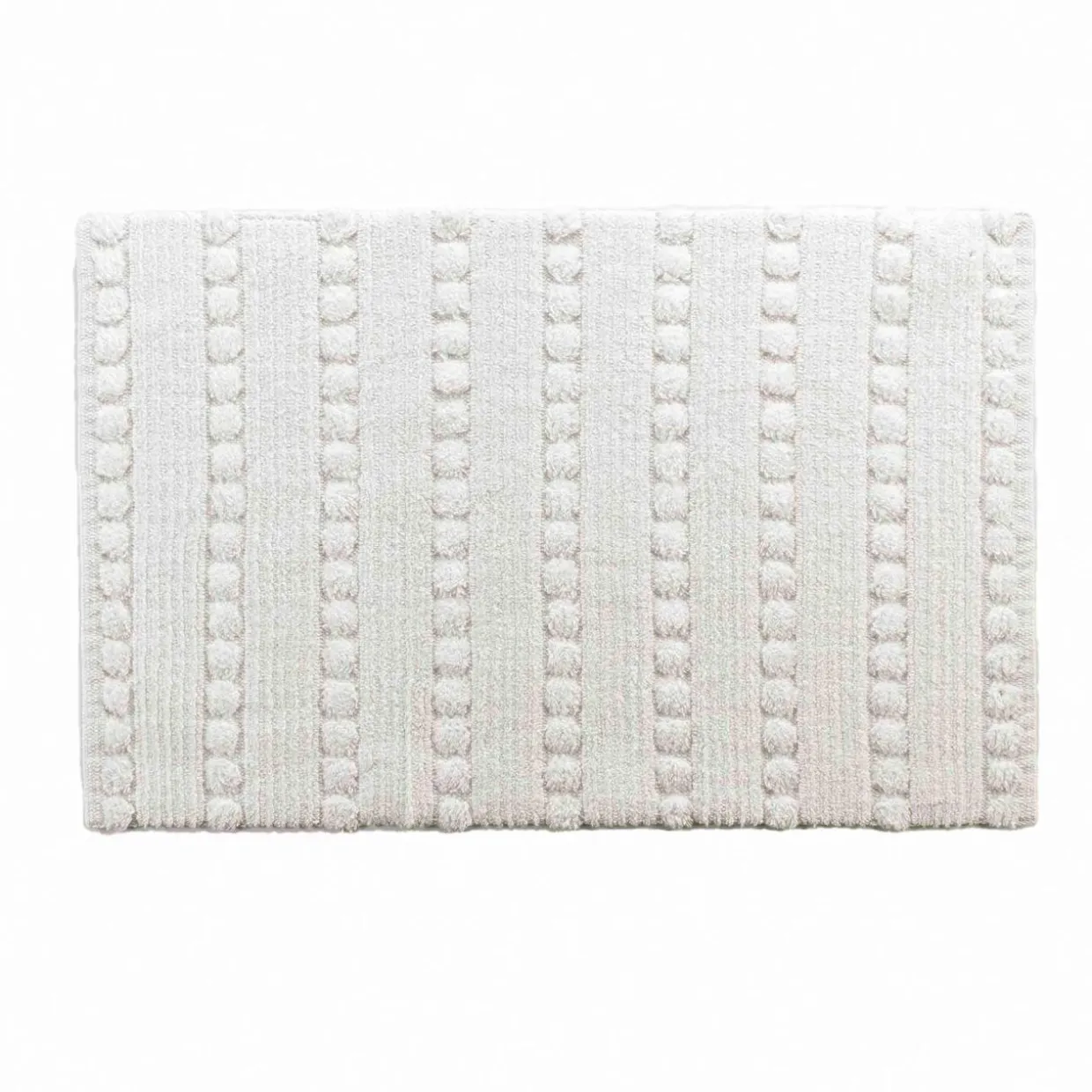 Tapis de bain coton (50 x 80 cm) Cleonis Blanc