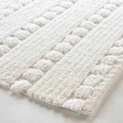 Tapis de bain coton (50 x 80 cm) Cleonis Blanc