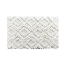 Tapis de bain coton (50 x 80 cm) Ikatis Blanc