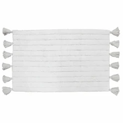 Tapis de bain coton (50 x 80 cm) Minatis Blanc