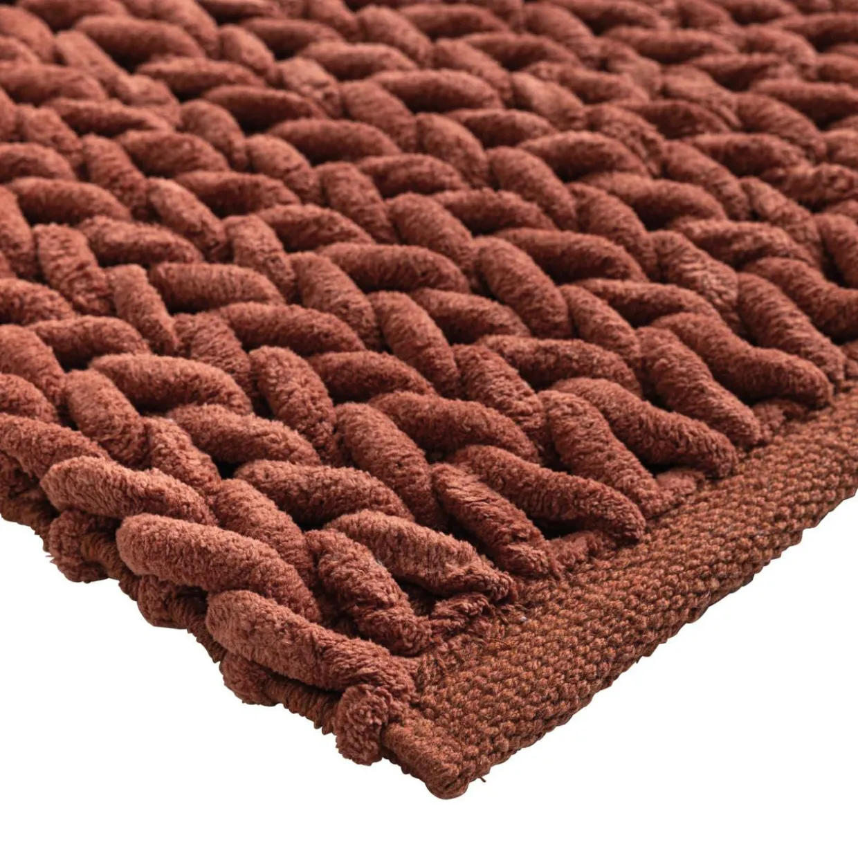 Tapis de bain en coton (50 x 80 cm) Ariel Terracotta