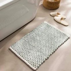 Tapis de bain en coton (50 x 80 cm) Rafael Vert cèdre
