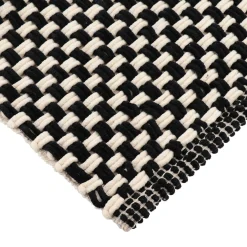 Tapis de bain microfibre maille (45 x 90 cm) Sucre Noir et Beige