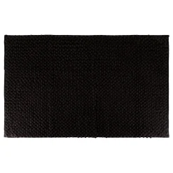 Tapis de bain microfibre (50 x 80 cm) Boules Noir