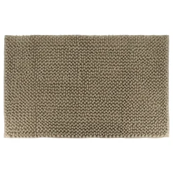 Tapis de bain microfibre (50 x 80 cm) Boules Taupe