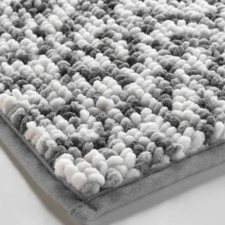 Tapis de bain microfibre (45 x 75 cm) Friza Gris anthracite