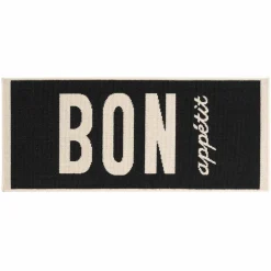 Tapis de cuisine (50 x 120 cm) Appetito Noir
