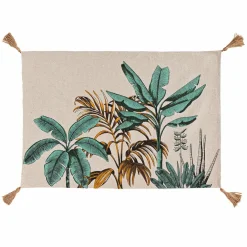 Tapis de salon coton (60 x 90 cm) Balinesia Vert