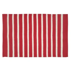 Tapis de salon coton (60 x 90 cm) Calvi Rouge