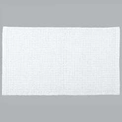 Tapis de salon coton (50 x 90 cm) Mimetisme Blanc