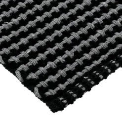 Tapis de salon coton (50 x 120 cm) Mimetisme Gris anthracite et noir