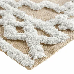Tapis de salon jute (60 x 90 cm) Medine Beige