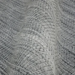 Tapis de salon rectangulaire matière recyclée (160 x 230 cm) Aiko Gris