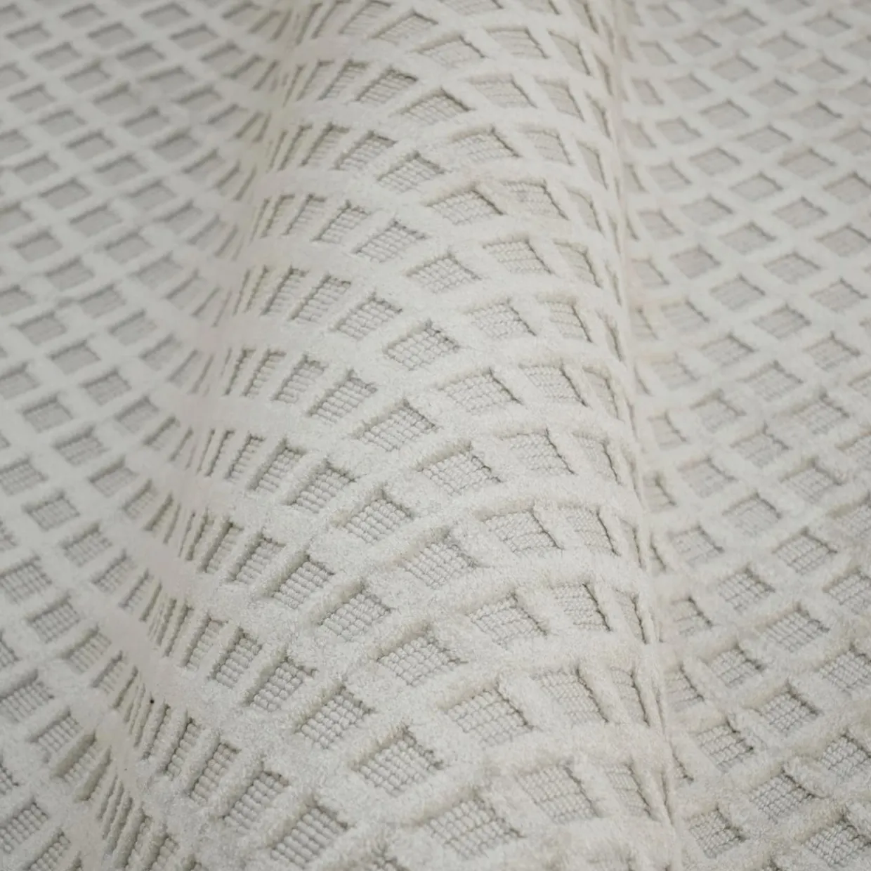 Tapis de salon rectangulaire tissé (160 x 230 cm) Ravi Beige pampa