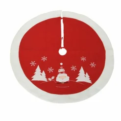 Tapis de sapin rond (D89 cm) Père Noël