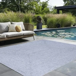 Tapis d'extérieur rectangulaire (160 x 230 cm) Pablo Noir cendré