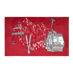 Tapis multi-usage antidérapant (45 x 75 cm) Villard Rouge