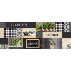 Tapis multi-usage (45 x 120 cm) Green Bistrot Vert et noir