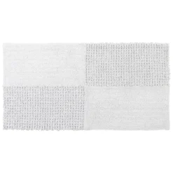 Tapis salon coton (45 x 90 cm) Naël Blanc