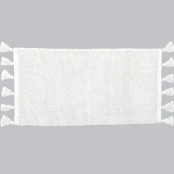 Tapis salon coton (45 x 90 cm) Raphaël Blanc