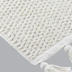 Tapis salon coton (45 x 90 cm) Raphaël Blanc