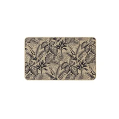 Tapis tissé antidérapant (45 x 75 cm) Stylis Noir