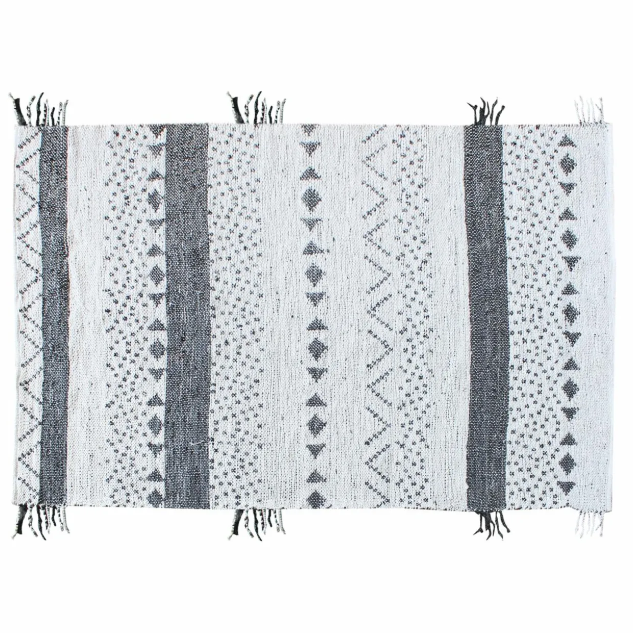 Tapis tissé main (180 cm) Callista Blanc