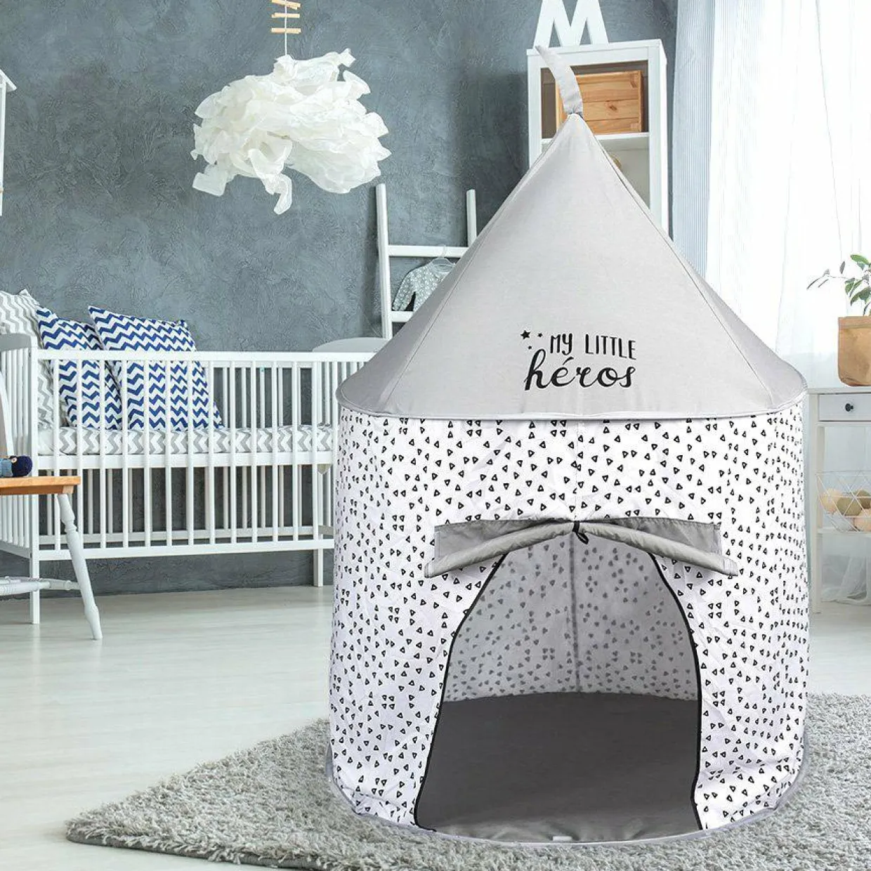 Tente Pop up enfant (H135 cm) Grise