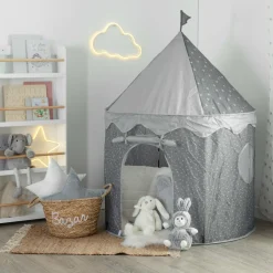 Tente pop-up enfant (H135 cm) Tour Grise