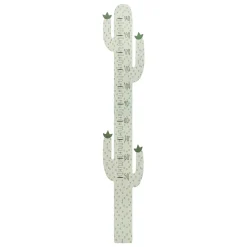Toise murale bois enfant (H 140 cm) Cactus Vert