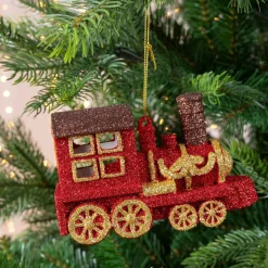 Train de Noël (H7,50 cm) Rouge