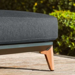 Transat en aluminium Monte Carlo Gris anthracite