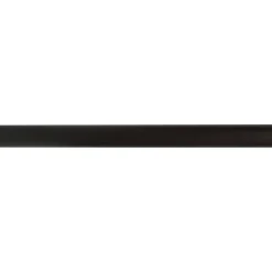 Tringle rideau bois (L250 cm / D28 mm) Nils Noir mat