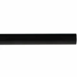 Tringle rideau métal extensible (L185 - 350 cm / D28 mm) Lino Noir mat