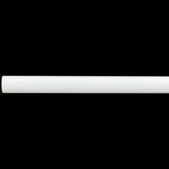 Tringle rideau métal extensible (L180 - L350 cm / D17 - D20 mm) Jim Blanc Mat