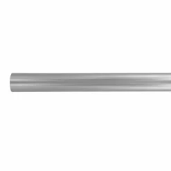 Tringle rideau métal (L200 cm / D28 mm) Lino Argent Mat