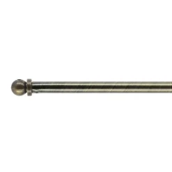 Tringle voilage extensible ronde (L40 - 60 cm /D7 mm) Pietro Bronze